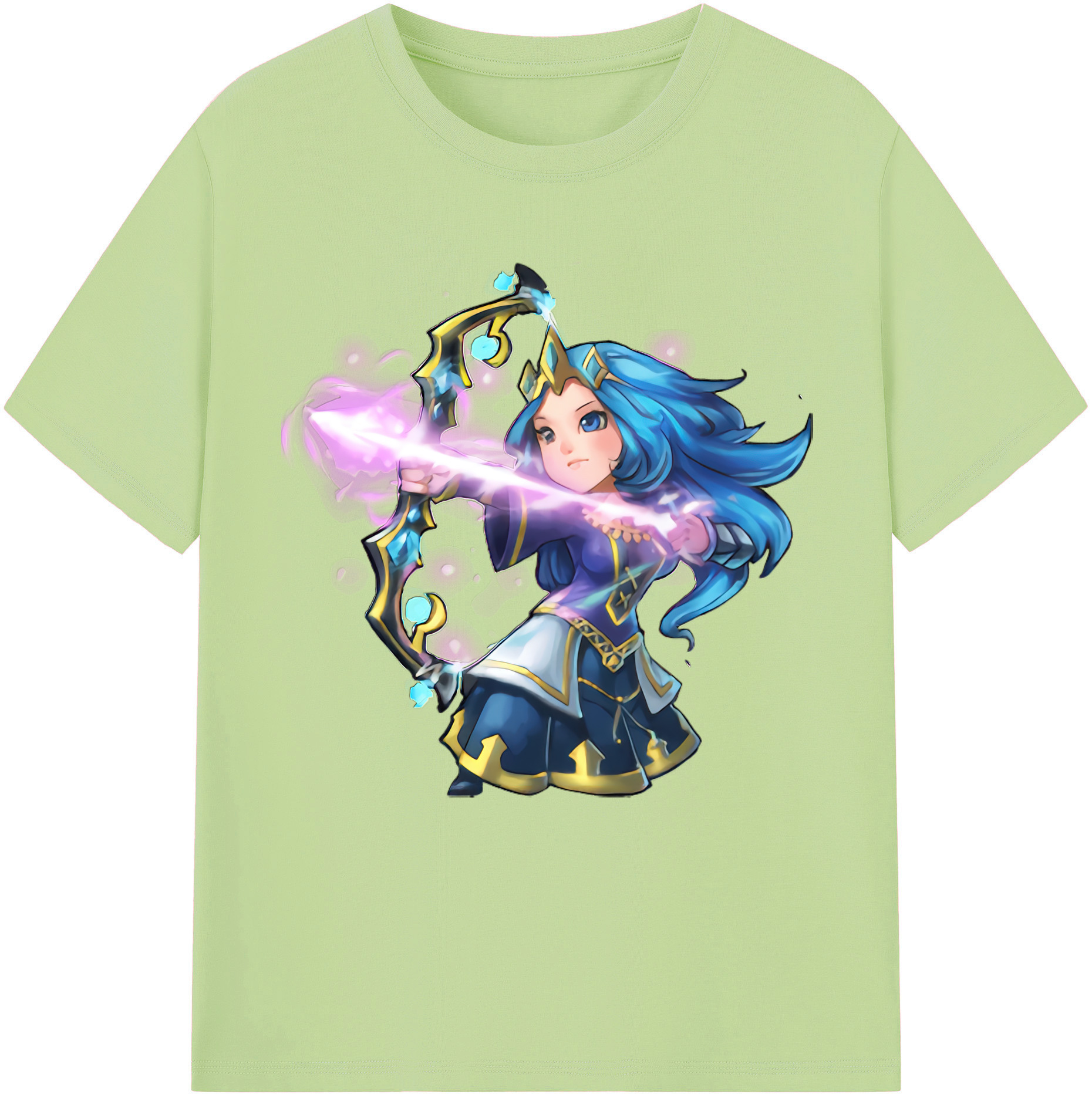 リーグ・オブ・レジェンド League of Legends LOL 綿100％半袖Tシャツ（フロントプリント）